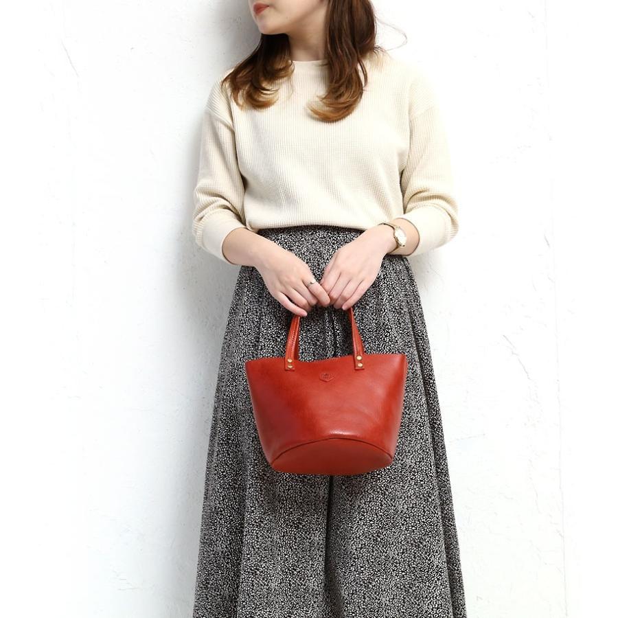 Folna フォルナ ヌメオイルシュリンク バケツトートバッグ 224813