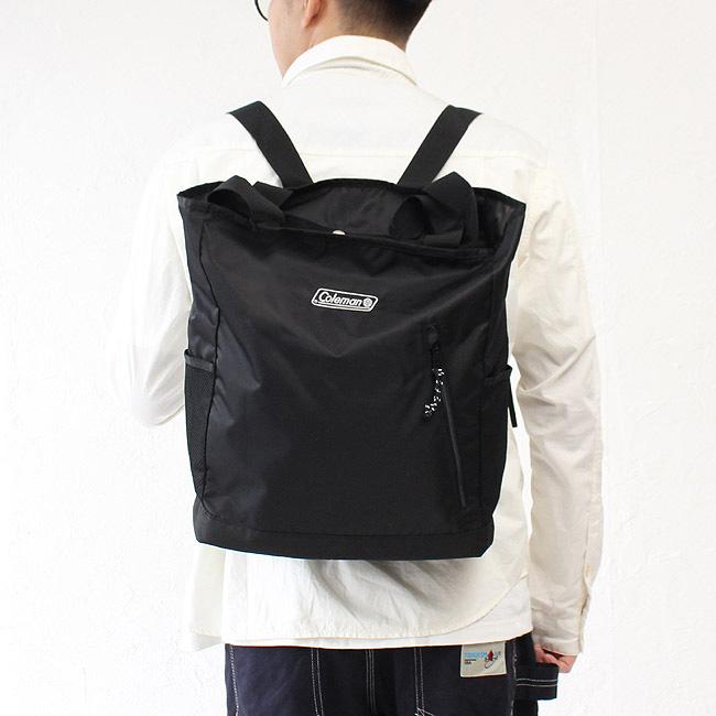 Coleman ブラック リュック・バックパック Coleman コールマン ウォーカースクエアバックパック 30L