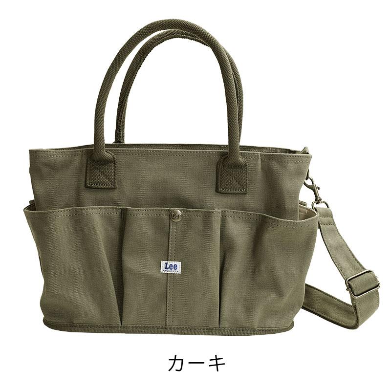 Lee（リー） ファスナー付きトートバッグ 2WAY 大容量 320-1181 帆布 