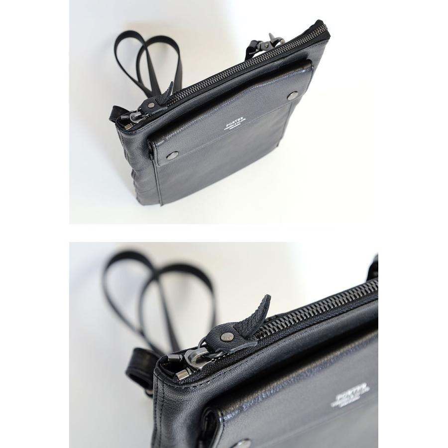 PORTER ブラック ショルダーバッグ PORTER ポーター ランブラー ショルダーバッグ(M) 322-01325