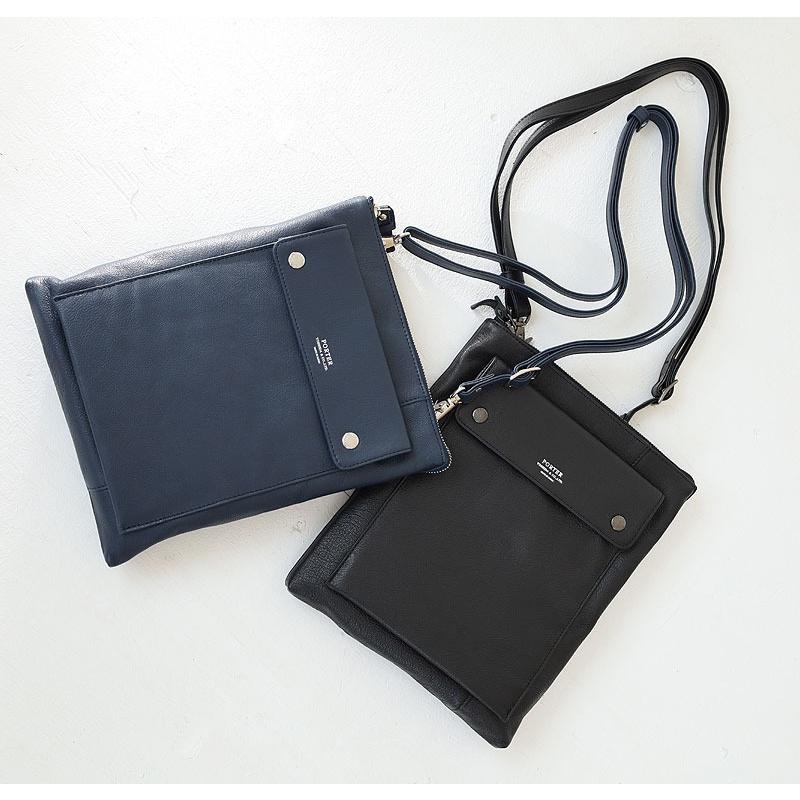 PORTER ブラック ショルダーバッグ PORTER ポーター ランブラー ショルダーバッグ(M) 322-01325