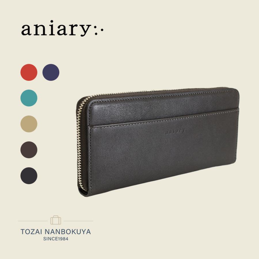 aniary アニアリ ラウンドL 長財布 36-20022 メンズ オールシーズン お出かけ 上質 バッグ 財布 ケース メンズ財布 Artisan Leather 牛革 日本製 aniary（アニアリ） 10%OFFセール ラウンドL 長財布 36-20022 メンズ