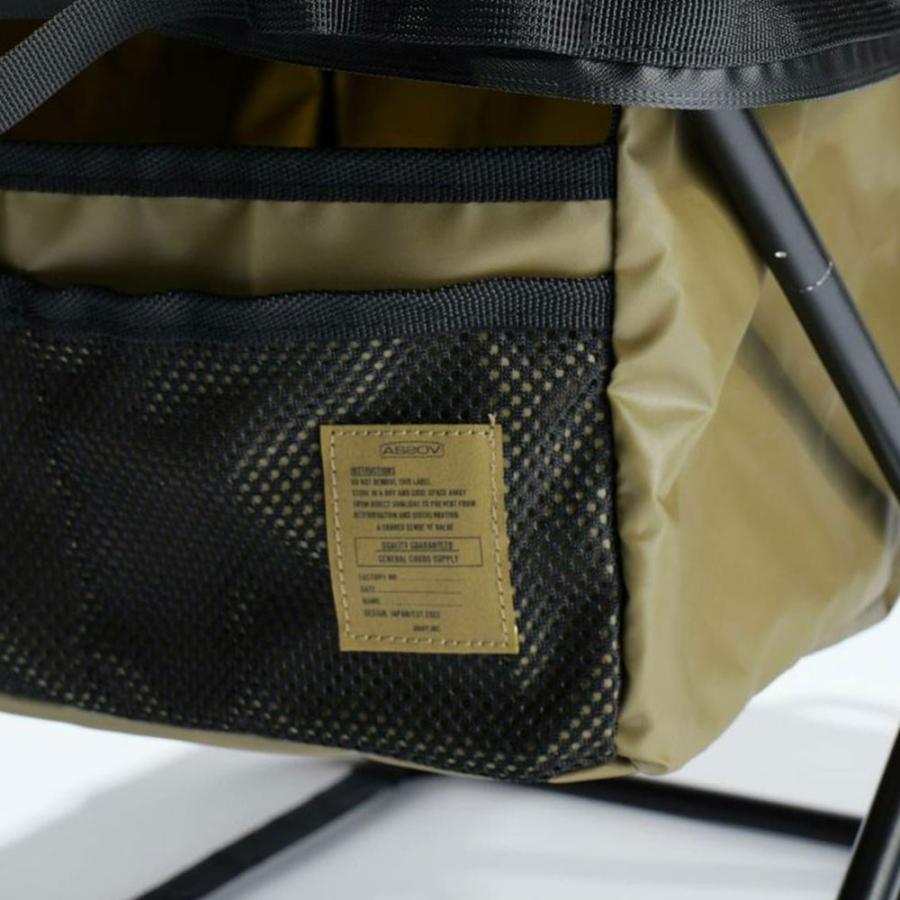 AS2OV アッソブ マルチオットマン ブラック　中古 AS2OV アッソブ アウトドア NYLON POLYCARBONATE MULTI OTTOMAN
