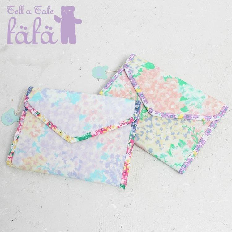 フェフェ Fafa 母子手帳ケース ジャバラ 大容量 マルチポーチ ダイアリーケース 5277 0004 花柄 マルチフラワー パスポート入れ カード入れ お財布 東西南北屋 通販 Paypayモール