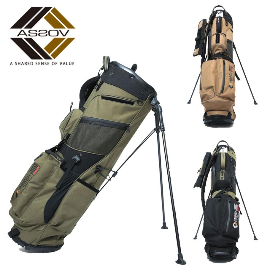AS2OV GOLF アッソブゴルフ キャディーバッグ ゴルフシリーズ