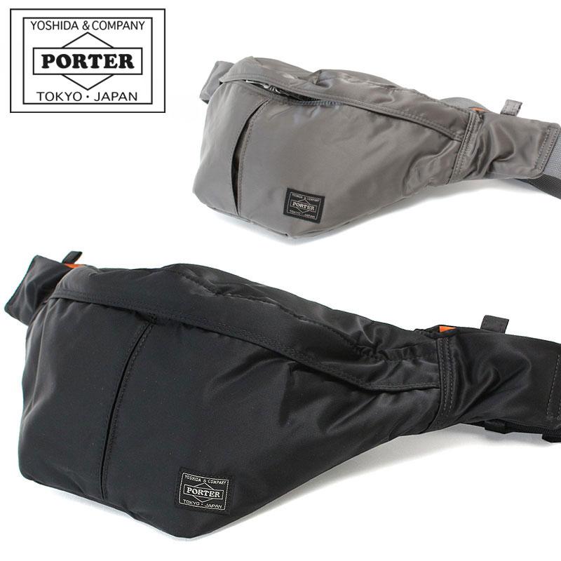 新品同様】PORTER ポーター タンカー ボディバッグ （L）黒 ブラック-