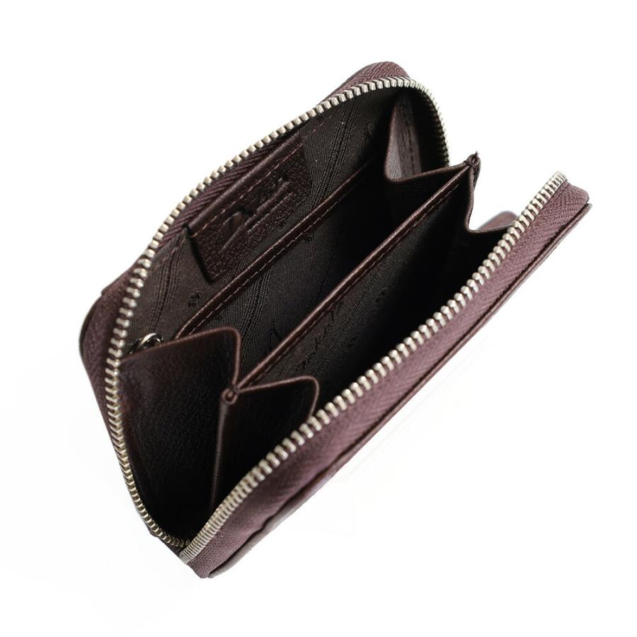 財布・ケース・小物入れ ako BOX型 コインケース サドルレザー クロ メンズ レディース 小銭