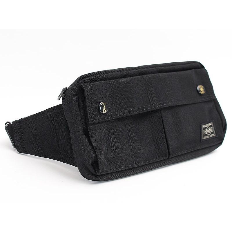 〈PORTER〉吉田カバン ボディバック ブラック PORTER ポーター タンゴブラック ウエストバッグ 638-06239 吉田カバン