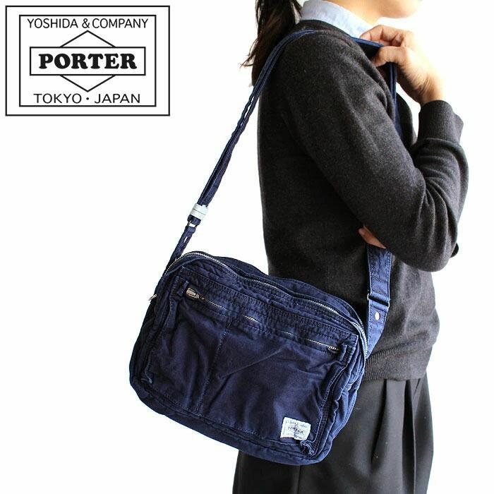 PORTER ポーター ディープブルー ショルダーバッグ 630-06444 吉田