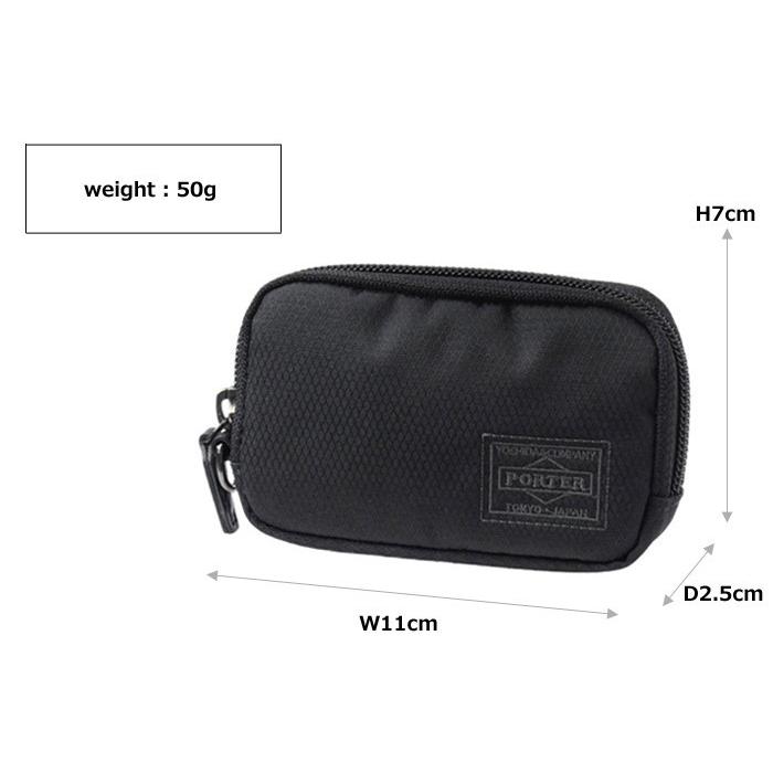 PORTER CLASSIC ブラック ケース・小銭入れ新品未使用 PORTER - ポーター コインケース ブラックパターン 小銭入れ 3連