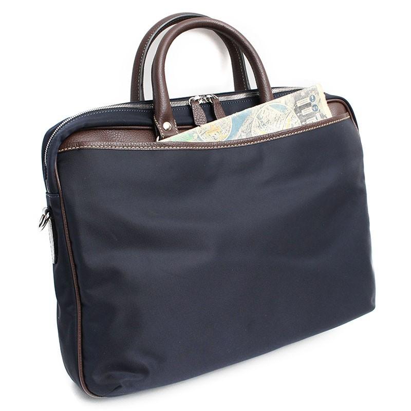 STEFANOMANO ネイビー ビジネスバッグ ステファノマーノ ビジネスバッグ ネイビー 2way ナイロン A4
