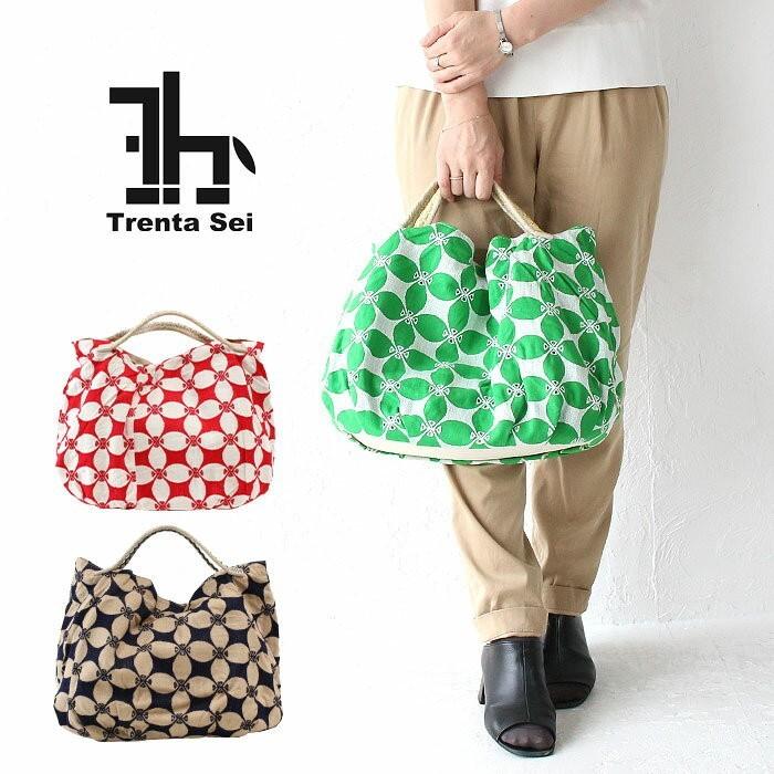 トレンタセイ バッグ ハンドバッグ トートバッグ Trenta Sei 花柄モチーフリネンバッグ 068 ナチュラル レディース トレンタ セイ 068 東西南北屋 通販 Yahoo ショッピング