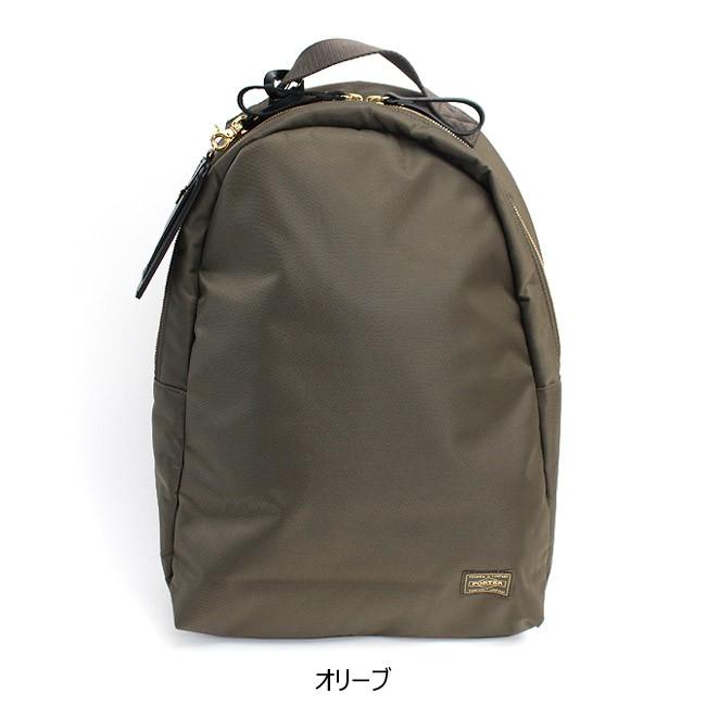 【美品】ポーター リュックサック 吉田カバン ナイロン A4可 肩掛け カーキ PORTER ポーター シア デイパック(S) 871-05181 吉田カバン A4