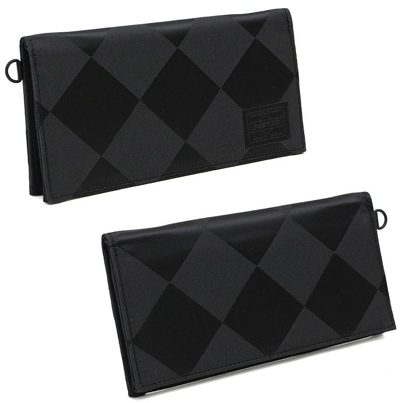 【美品】ポーターPORTER ギリー　長財布　ダイヤモンドシェイプブラック Amazon | [ポーター] PORTER ギリー GHILLIE 長財布 886-16139