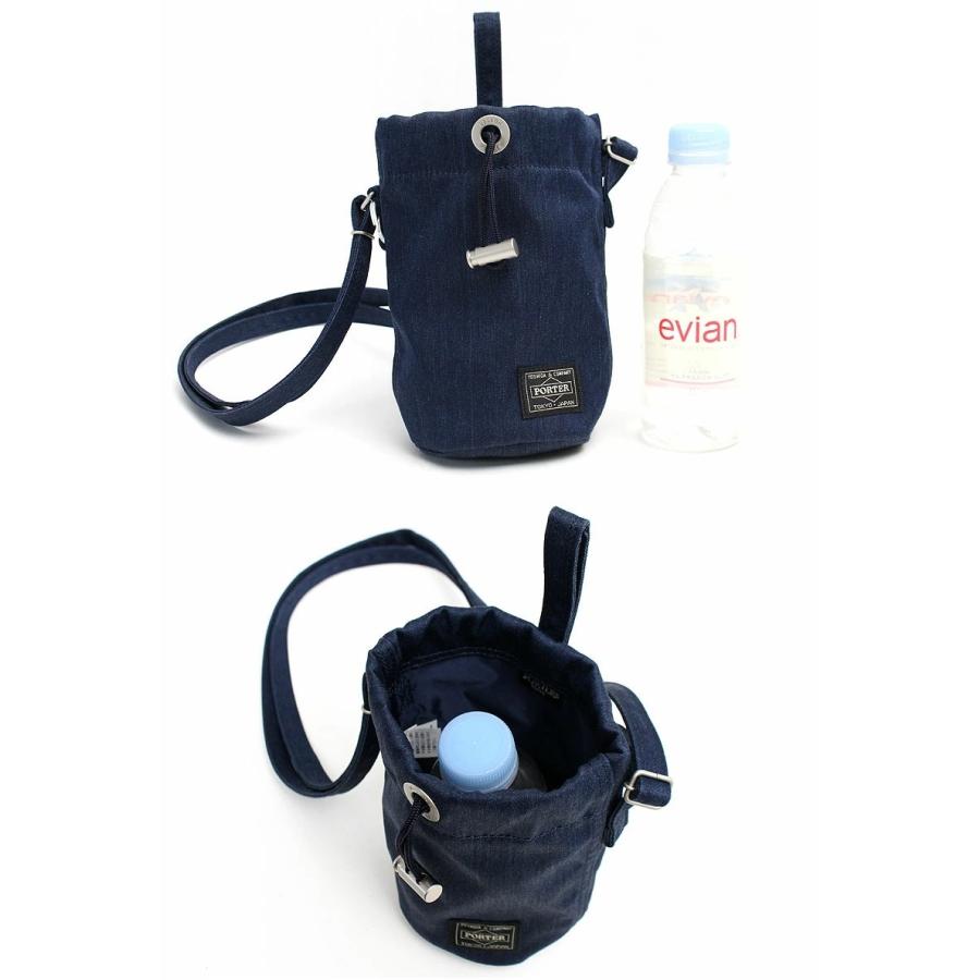 PORTERデニムショルダー　ドローストリングバッグ巾着型　未使用　正規販売終了 PORTER ポーター デニム ドローストリングバッグ(L) 892-15102