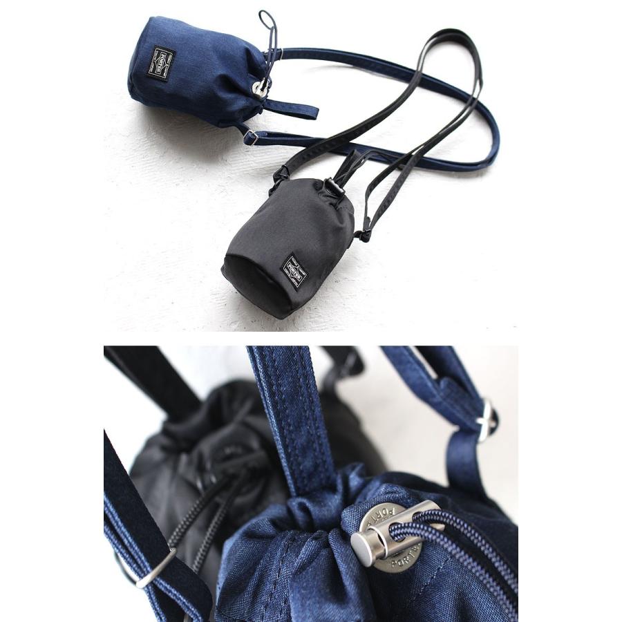 PORTER ポーター デニム ドローストリングバッグ(S) 892-15103 吉田