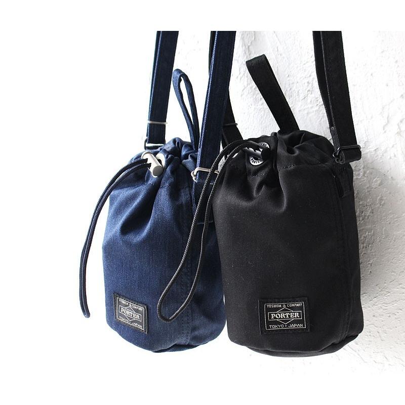 PORTER ポーター デニム ドローストリングバッグ(S) 892-15103 吉田
