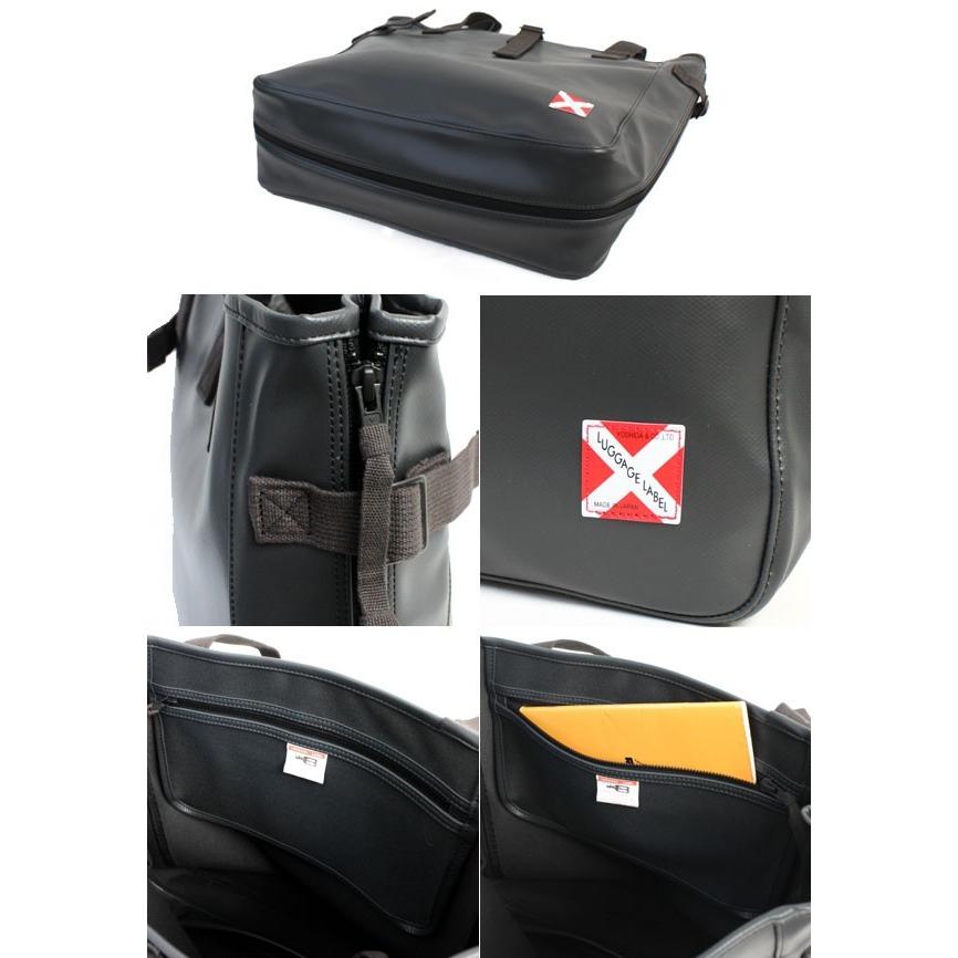 ラゲッジレーベル　LUGGAGE LABEL トートバッグ　黒 LUGGAGE LABEL ラゲッジ レーベル ゾーン トートバッグ 973