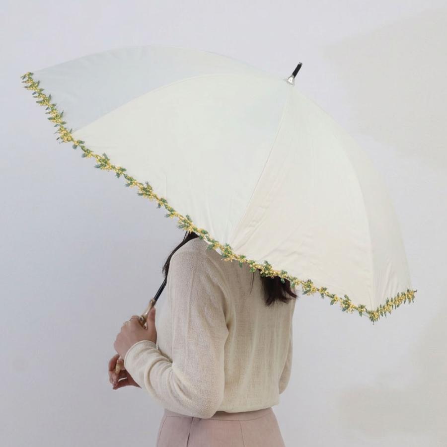 because（ビコーズ） PUフラワーレース レイングッズ 晴雨兼用 UV