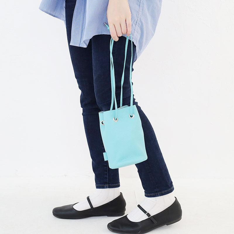 blancle ブランクレ ショルダー ポーチ S.LEATHER TUBE MINI