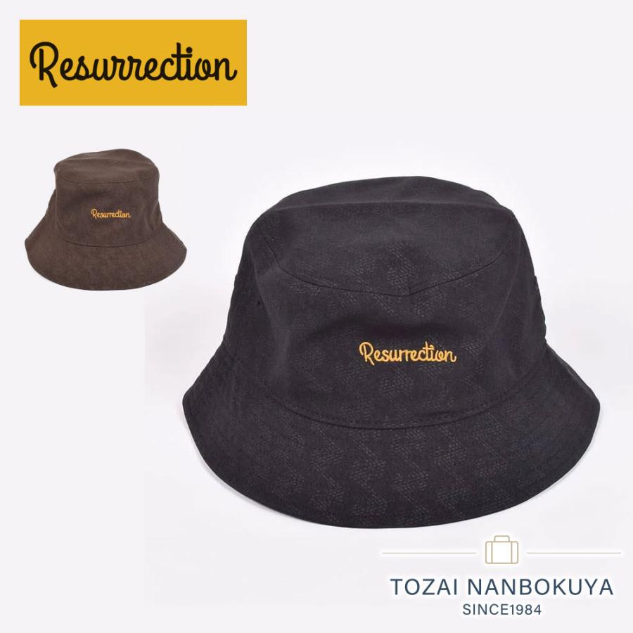 Resurrection レザレクション RESURRECTION GM エンボスバケットハット