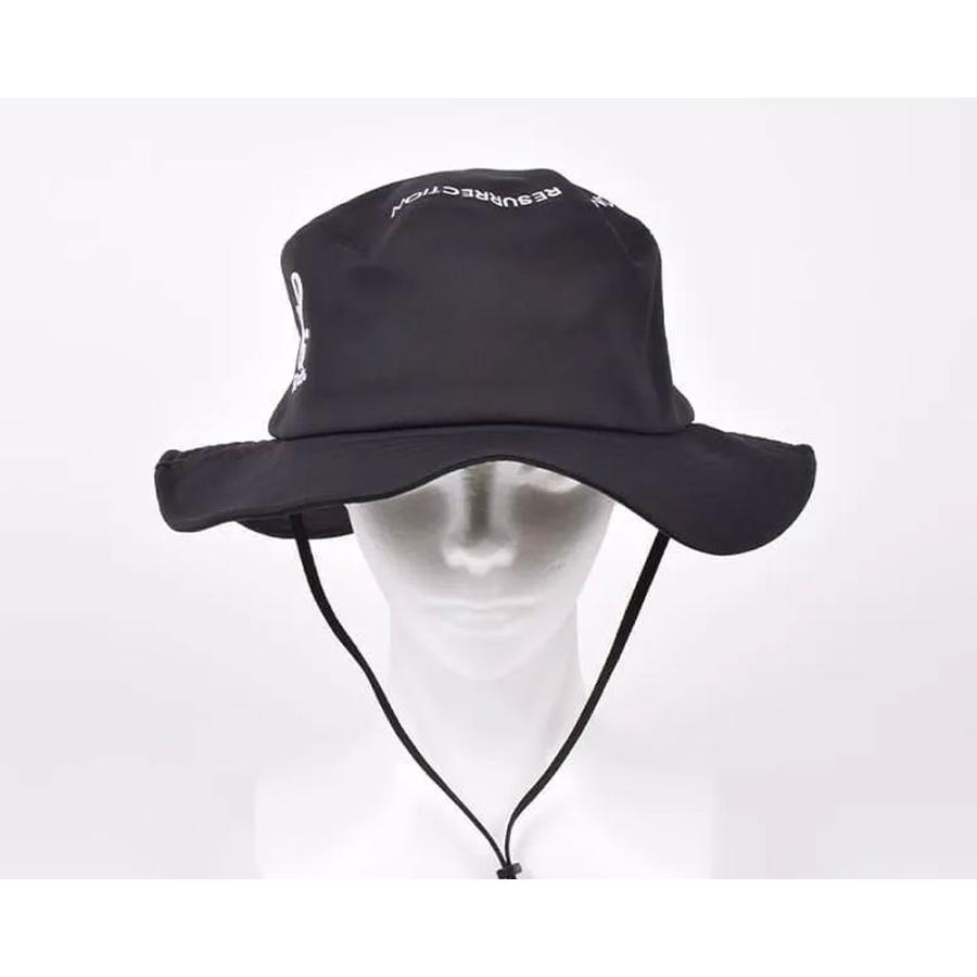 【美品】レザレクション　バケットハット　ブラック　L メンズ　レディース　ゴルフ ハット メンズ レディース レザレクション Resurrection ゴルフ