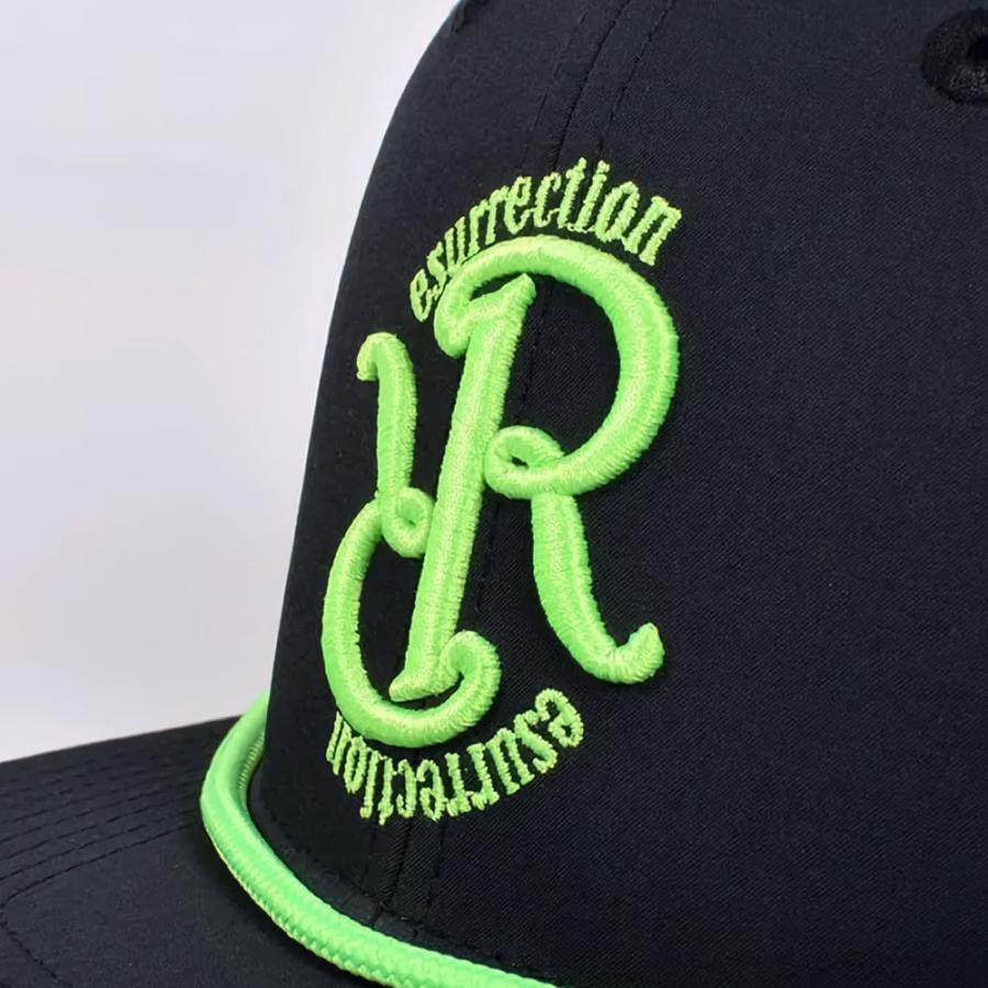 Resurrection レザレクション ネオンロゴキャップ 帽子 フラット