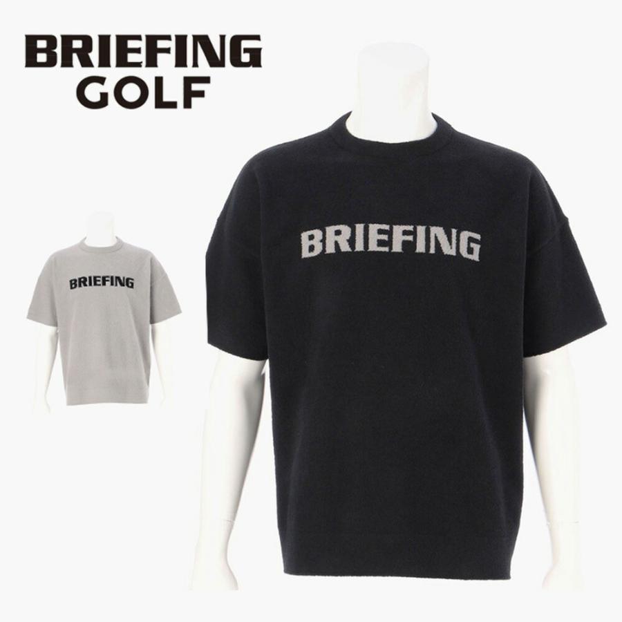 BRIEFING - BRIEFING ゴルフ用SHIRT BRIEFING GOLF ブリーフィング ゴルフ モックシャツ メンズ 半袖