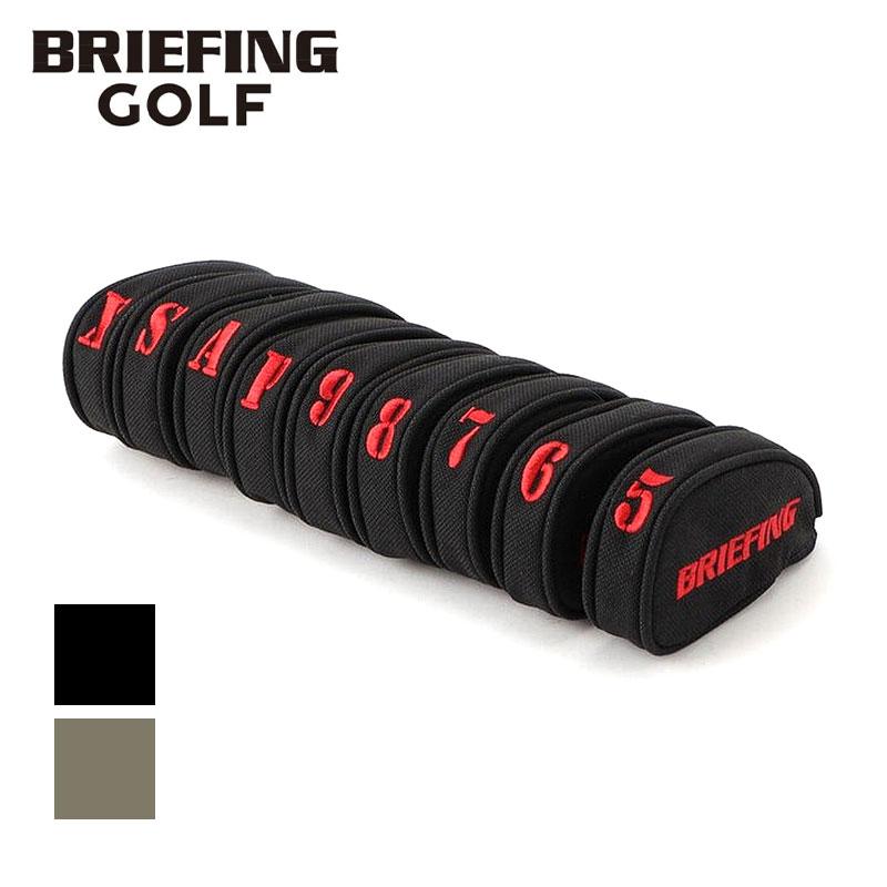 BRIEFING - ブリーフィング ゴルフ アイアン ヘッドカバー BRG231G21 ブラック BRIEFING GOLF ブリーフィング ゴルフ アイアンカバー SEPARATE