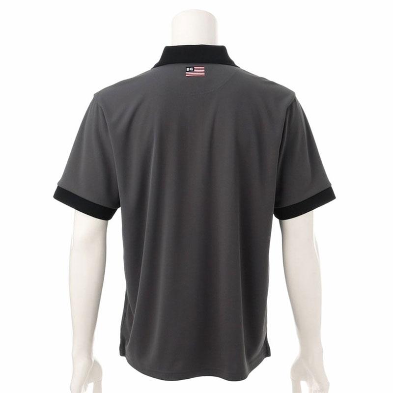 【BRIEFING】 長袖ポロシャツ ブラック 極美品✨️BRIEFING 長袖 ポロシャツ カモフラ ロゴ 黒 XL
