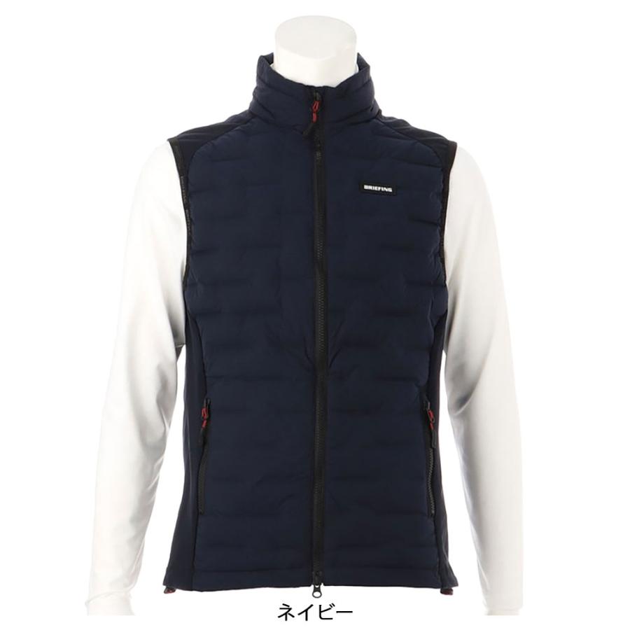 BRIEFING GOLF ブリーフィング MENS HYBRID DOWN VEST ダウンベスト 