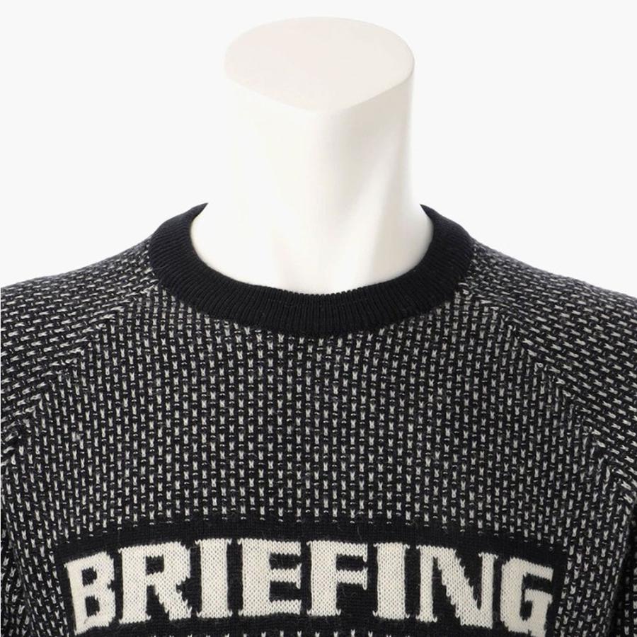 BRIEFING ブリーフィング GOLF MS MERINO WOOL LOGO CREWNECK BRIEFING ブリーフィング GOLF MS MERINO WOOL LOGO CREWNECK