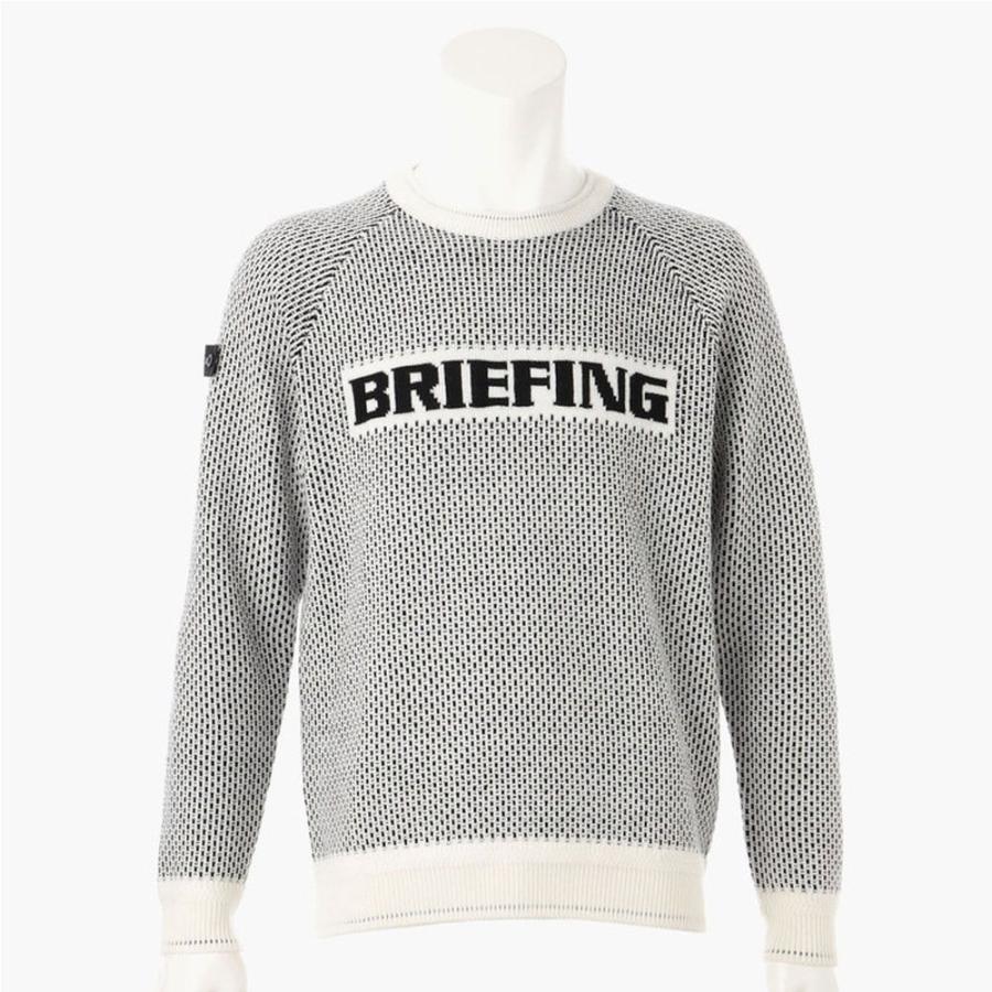 BRIEFING ブリーフィング GOLF MS MERINO WOOL LOGO CREWNECK BRIEFING ブリーフィング GOLF MS MERINO WOOL LOGO CREWNECK