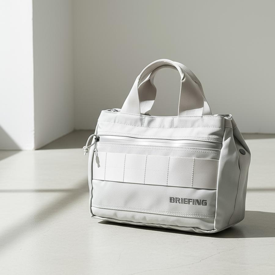 BRIEFING GOLF カートバッグ　ベージュ BRIEFING GOLF ブリーフィング ゴルフ METALLIC COLLECTION