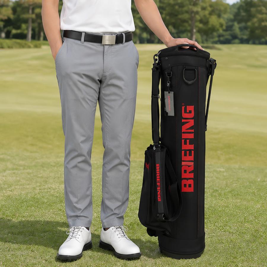 BRIEFING ブラック、セルフスタンドバッグ BRIEFING GOLF（ブリーフィングゴルフ） ブリーフィング ゴルフ セルフ