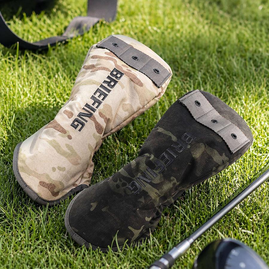 BRIEFING GOLF STEEL キャディバック　ヘッドカバー付 BRIEFING GOLF（ブリーフィングゴルフ） ブリーフィング ゴルフ CAMO