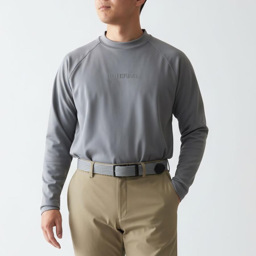 BRIEFING グレー ハイネックシャツ BRIEFING GOLF（ブリーフィングゴルフ） ブリーフィング ゴルフ URBAN