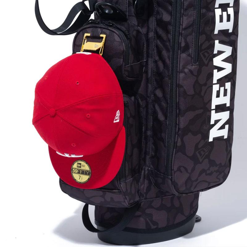 ニューエラ ゴルフ キャディバッグ NEW ERA GOLF キャディーバッグ スタンド式 9型 48インチ 13517850　13517851 迷彩 正規品 軽量｜touzaiyamakaban｜18