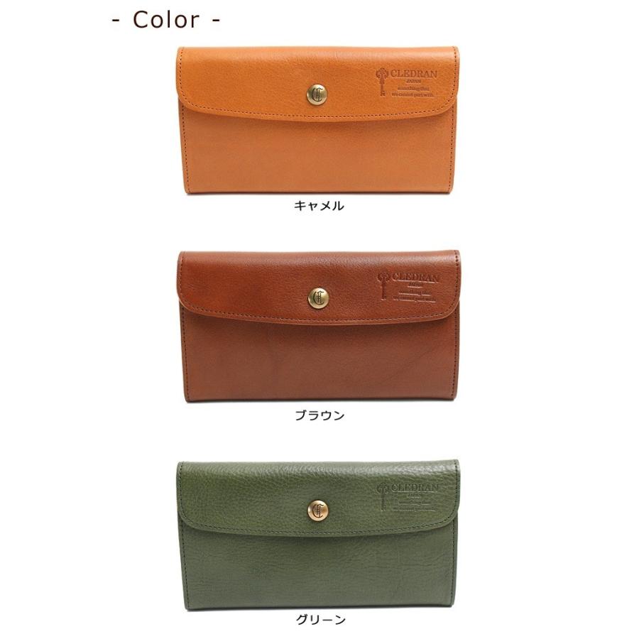 ジブリ　新品　CLEDRAN クレドラン 　長財布 キャメル CLEDRAN 最大50%☆9/25限定 クレドラン 長財布 レディース 本革