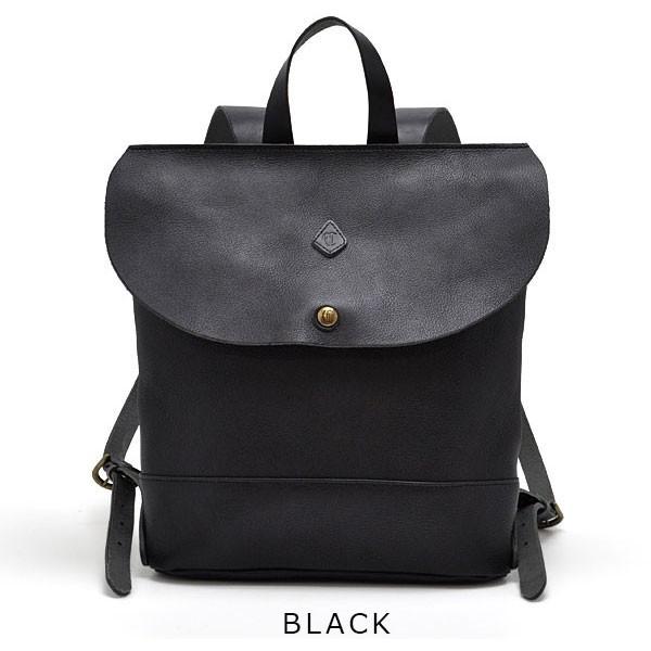 美品　CLEDRAN 本革 リュック バック シボ革 ブラック CLEDRAN クレドラン バッグ アモ リュックサック リュック AMO