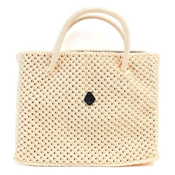 クレドラン かごバッグ CLEDRAN HAND&WORKS HAND KNITTING SQUARE TOTE ハンドアンドワークス