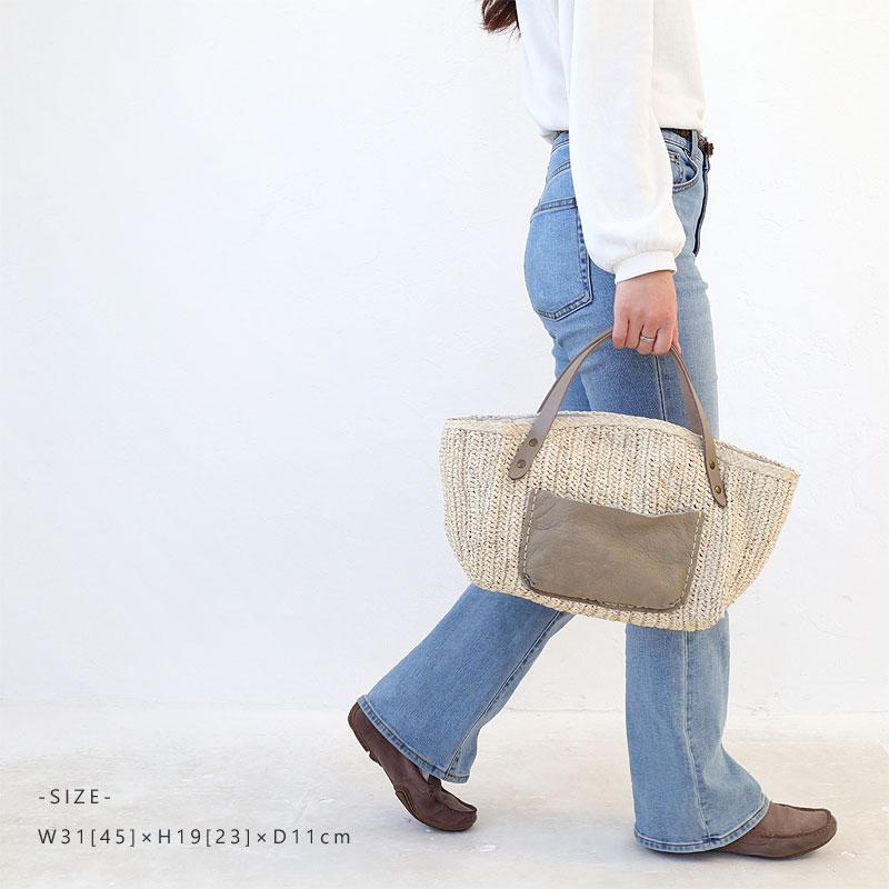 【CLEDRAN クレドランハンドステッチ ポケットバスケット HAND＆WORK ONE POCKET BASKET - CLEDRAN ONLINE STORE