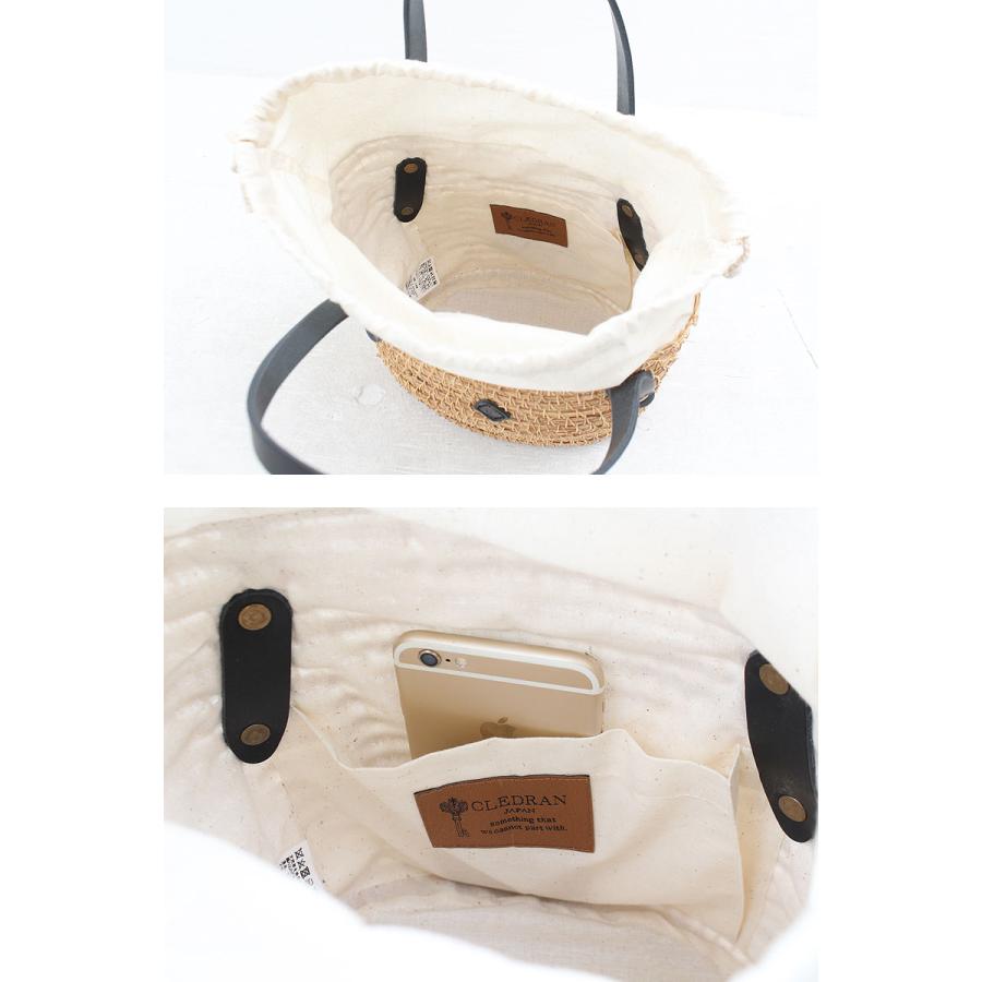 クレドラン かごバッグ CLEDRAN HAND&WORKS PALM FIBER BASKET S ハンドアンドワークス バスケット