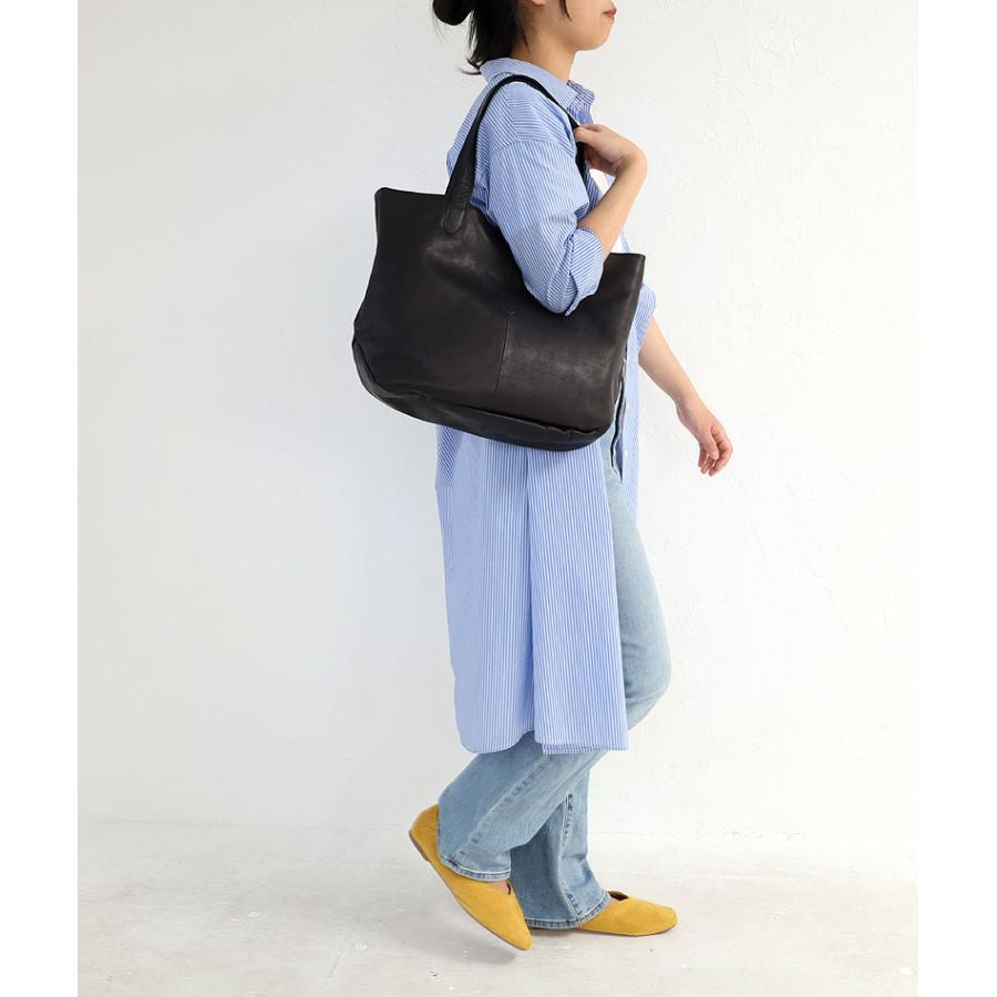 CLEDRAN（クレドラン） ガレ レザーワイドトート GALE LEATHER