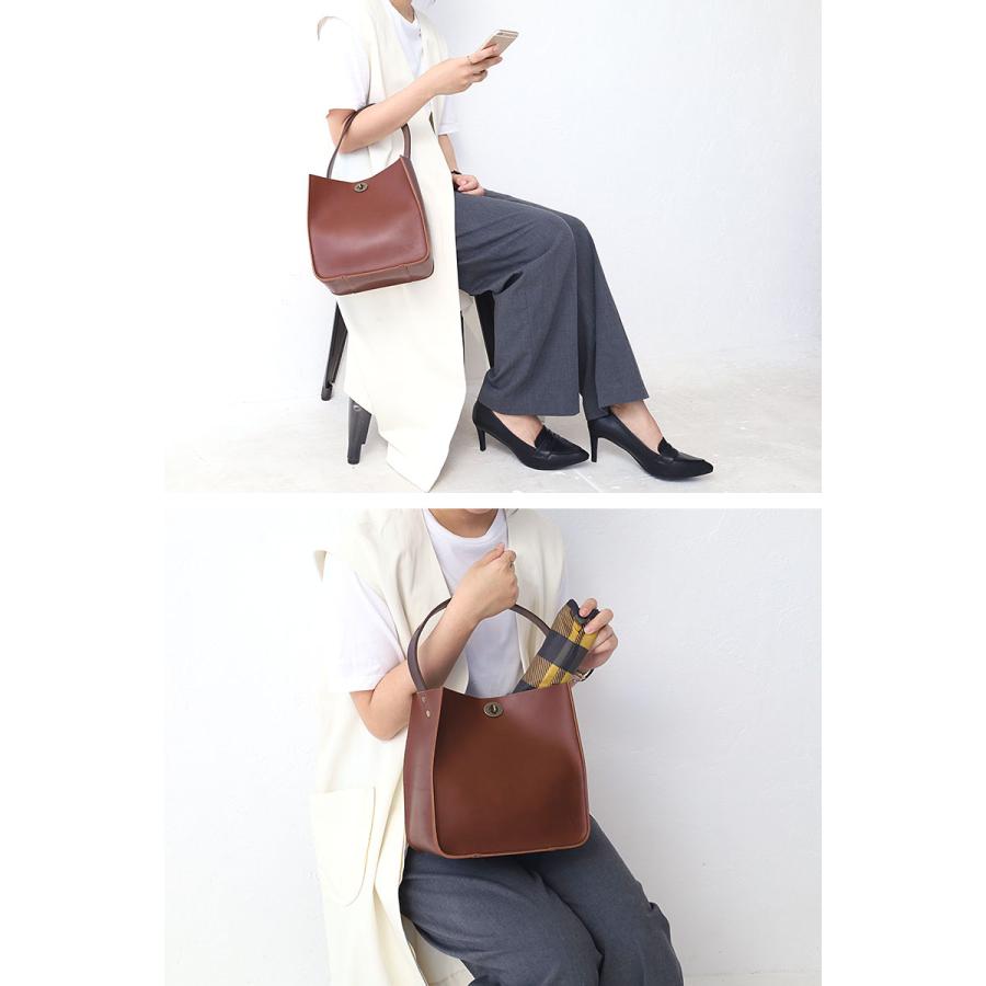 CLEDRAN（クレドラン） サンク ハンドルトートバッグ CINQ ONE HANDLE
