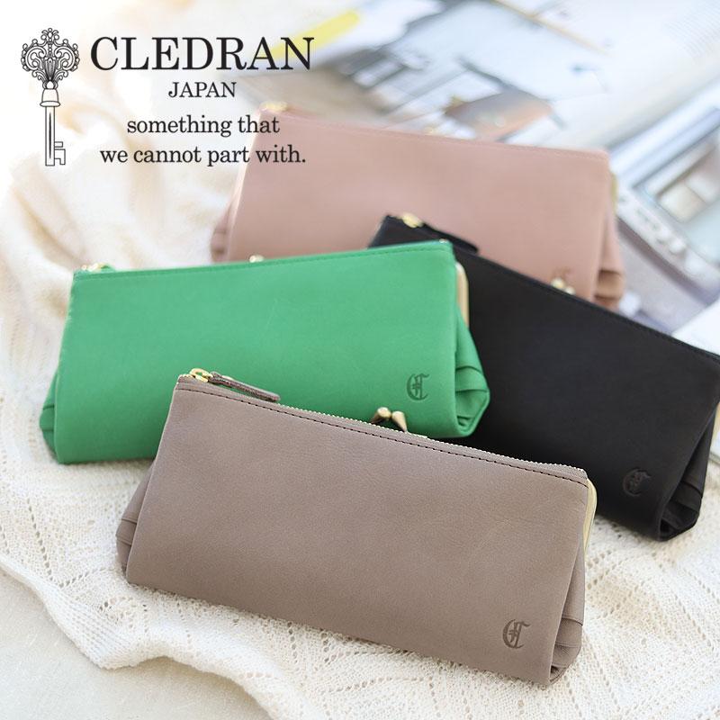 CLEDRAN（クレドラン） CLEDRAN VIF DROP PURSE LONG WALLET がま口長
