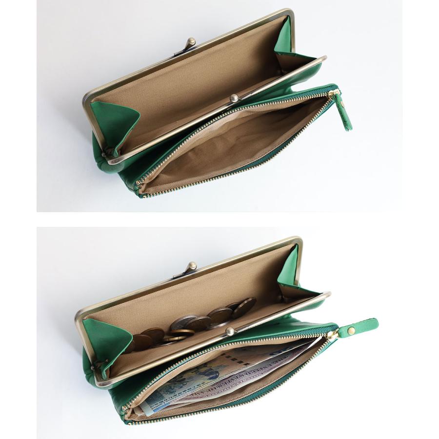 CLEDRAN（クレドラン） CLEDRAN VIF DROP PURSE LONG WALLET がま口長