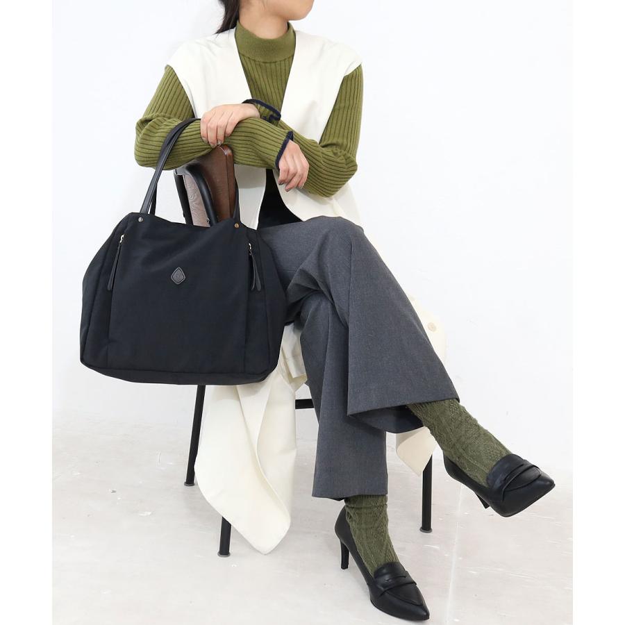 【未使用】CLEDRAN クレドランHAND＆WORK WIDE TOTE　白黒 HAND＆WORK WIDE TOTE - CLEDRAN ONLINE STORE