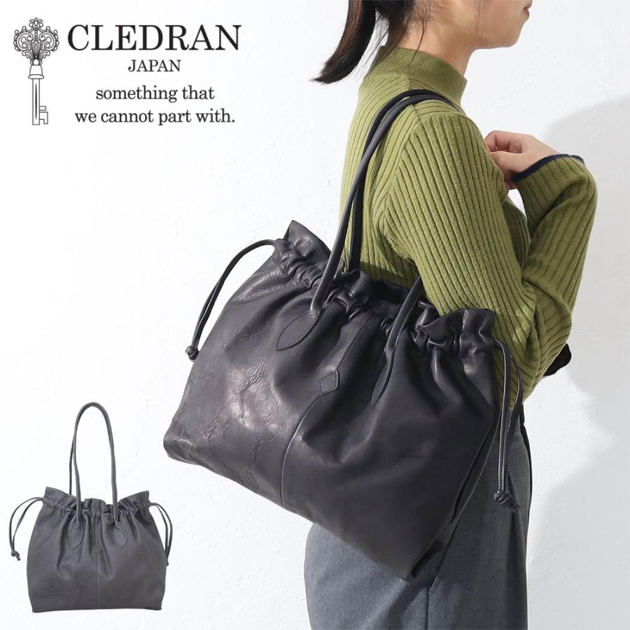 美品 クレドラン CLEDRAN バッグ レザー CLEDRAN クレドラン ガレ レザーハーフショルダーバッグ GALE