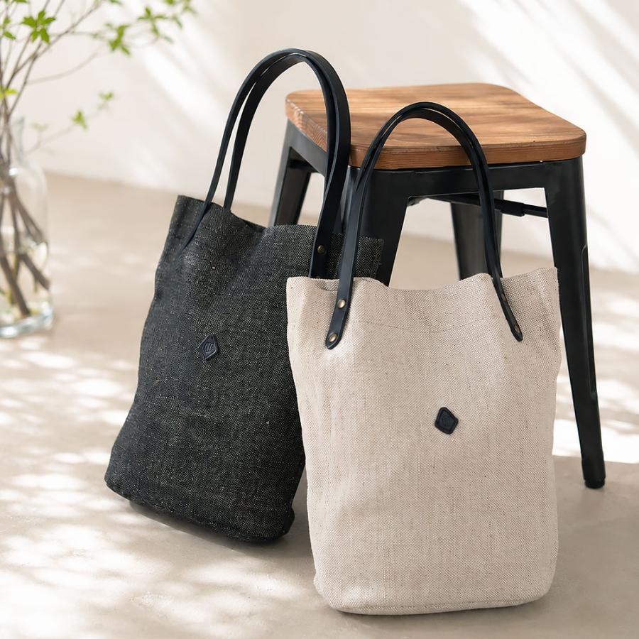 CLEDRAN（クレドラン） HAND&WOWK トートバッグ cotton jute tall tote